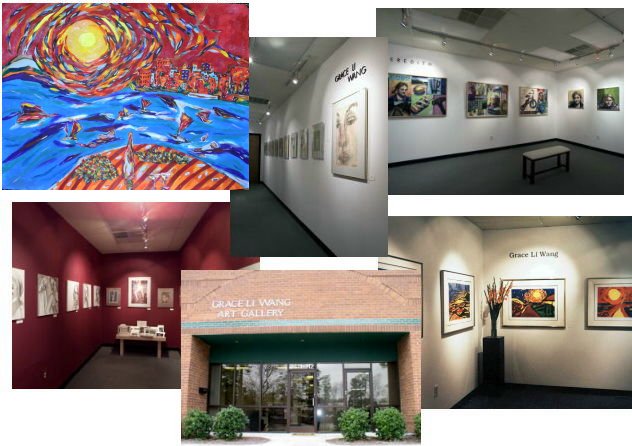 The GraceLi Wang Art Gallery at the Millbrook Lake Center.