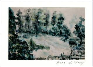 Signed art photoprint greeting card