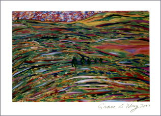 Signed art photoprint greeting card